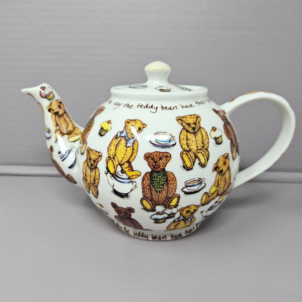 Paul Cardew Teddy Bear Ted-Tea White Teapot Desserts Ceramic Bears